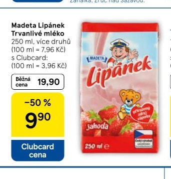 Madeta Lipánek 250 ml