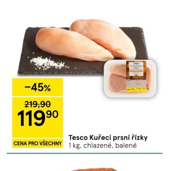 Tesco Kuřecí prsní řízky