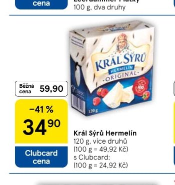 Král Sýrů Hermelín