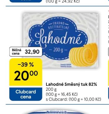 Lahodné Směsný tuk 82%