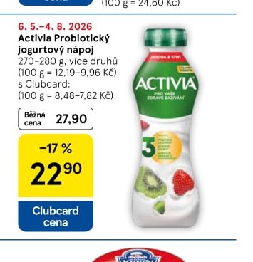 Activia Probiotický jogurtový nápoj