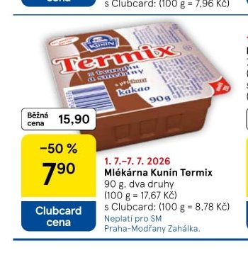 Mlékárna Kunín Termix