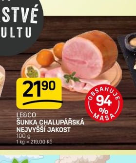 Le&Co Šunka chalupářská nejvyšší jakost