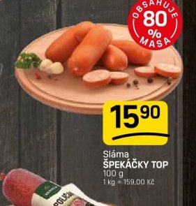 Sláma ŠPEKÁČKY TOP