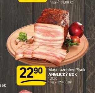 Maso uzeniny Písek ANGLICKÝ BOK