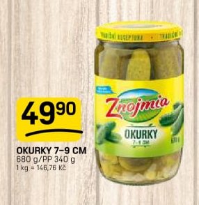 OKURKY 7-9 CM