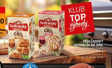 Sedlčanský Hermelín na gril