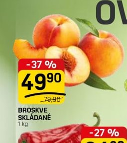 BROSKVE SKLÁDANÉ 1 kg