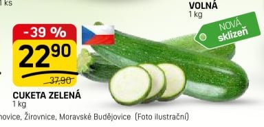 CUKETA ZELENÁ 1 kg