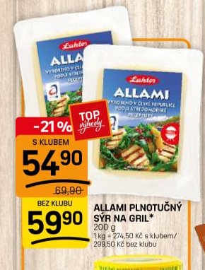 Allami plnotučný sýr na gril