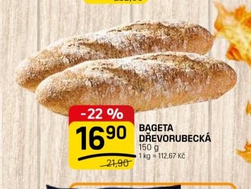 BAGETA DŘEVORUBECKÁ 150 g