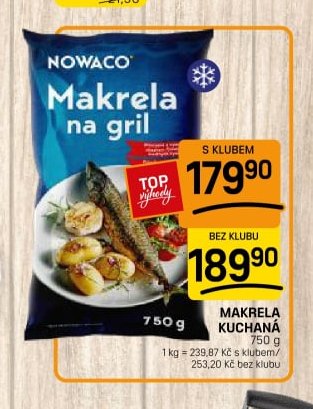 NOWACO MAKRELA KUCHANÁ 750 g