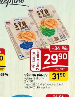 SÝR NA PÁNEV