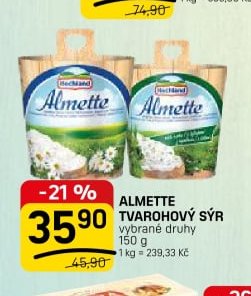 ALMETTE TVAROHOVÝ SÝR