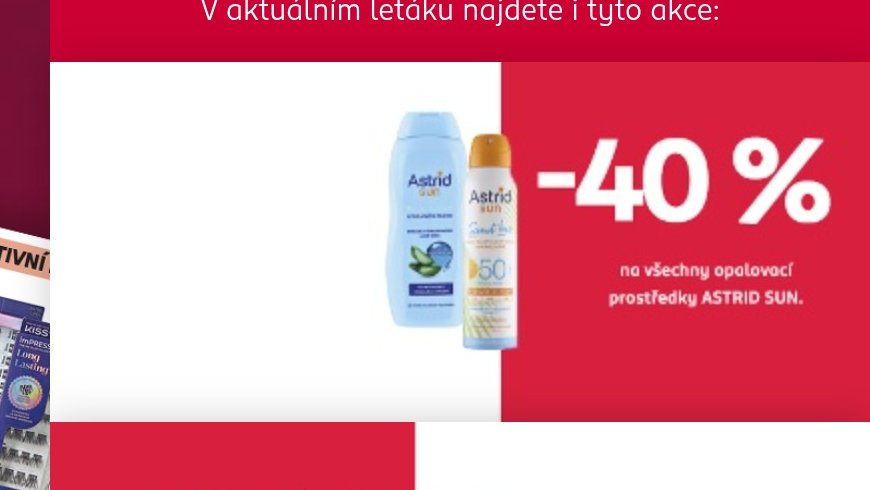Astrid Sun opalovací prostředky