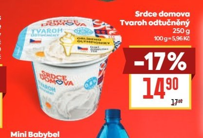 Srdce domova Tvaroh odtučněný