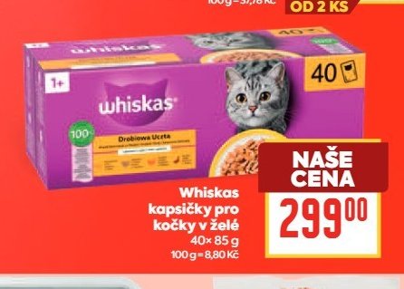 Whiskas kapsičky pro kočky v želé