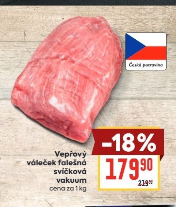 Vepřový váleček falešná svíčková vakuum