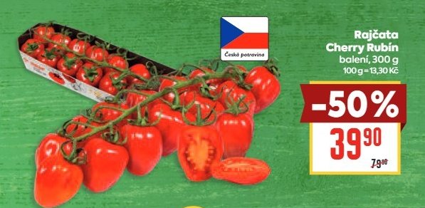 Rajčata Cherry Rubín