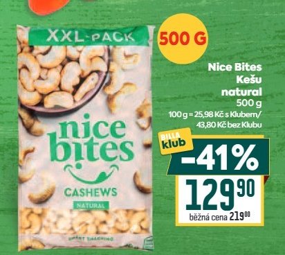 Nice Bites Kešu natural