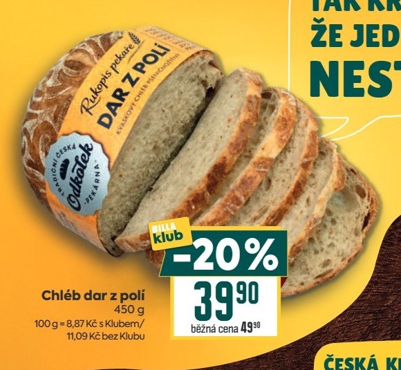 Chléb dar z polí 450 g