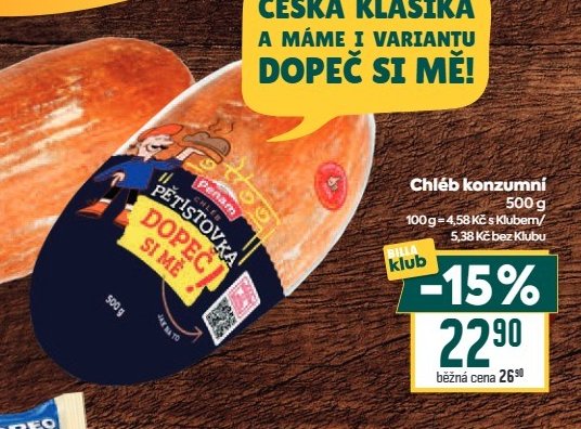 Chléb konzumní 500 g