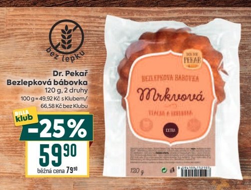 Dr. Pekař Bezlepková bábovka 120 g