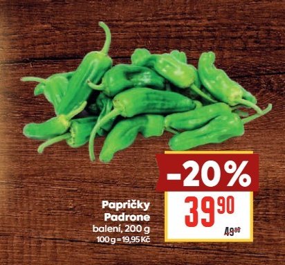 Papričky Padrone