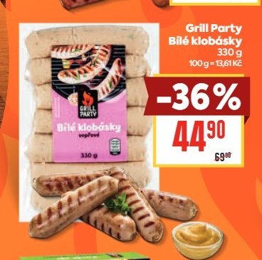 Grill Party Bílé klobásky