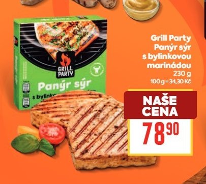 Grill Party Panýr sýr s bylinkovou marinádou