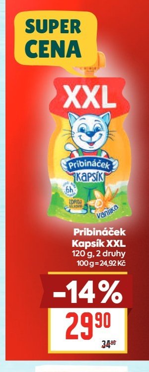 Pribináček Kapsík XXL
