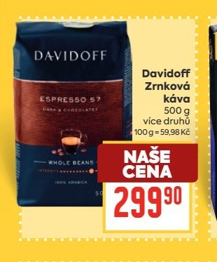 Davidoff Zrnková káva