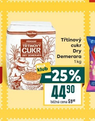 Třtinový cukr Dry Demerara