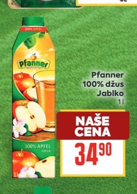 Pfanner 100% džus Jablko