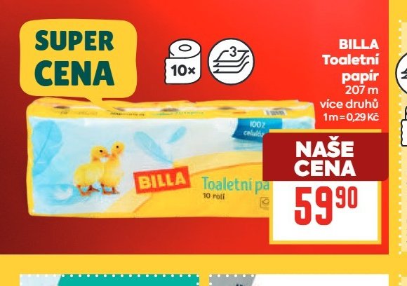 BILLA Toaletní papír