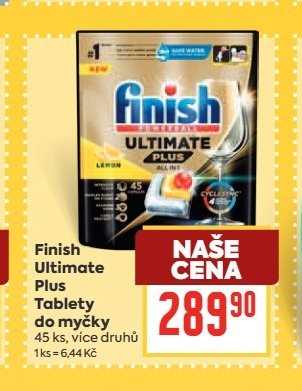 Finish Ultimate Plus Tablety do myčky