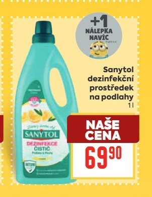 Sanytol dezinfekční prostředek na podlahy