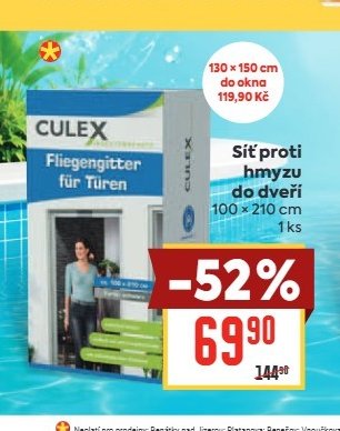 Culex Síť proti hmyzu do dveří
