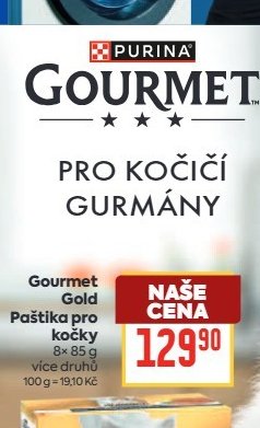Gourmet Gold paštika pro kočky
