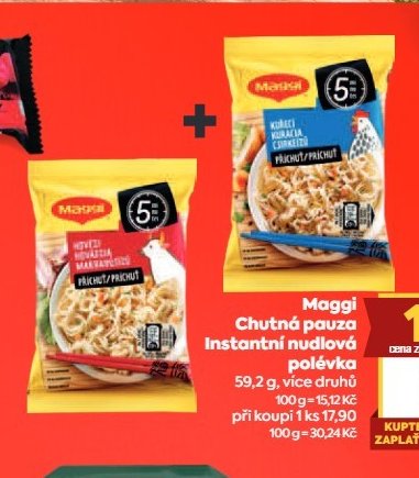 Maggi Chutná pauza Instantní nudlová polévka