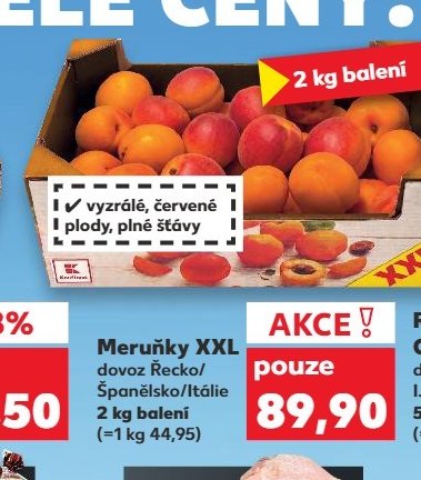 Meruňky XXL