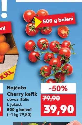 Rajčata Cherry keřík