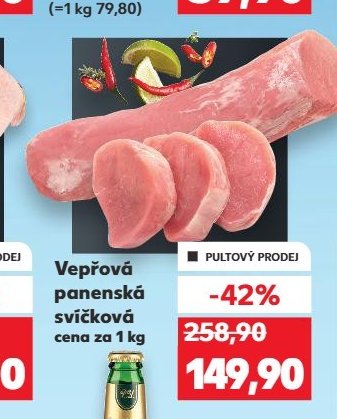 Vepřová panenská svíčková