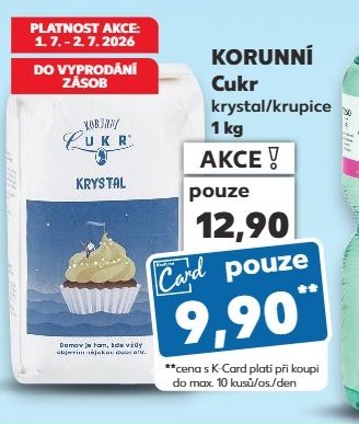 KORUNNÍ Cukr krystal/krupice