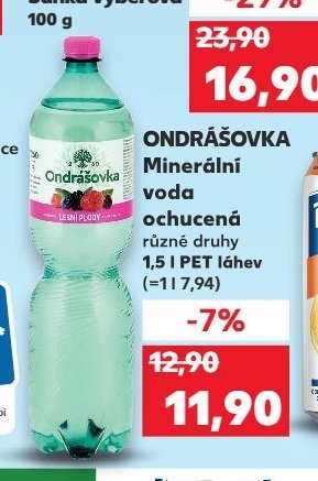 ONDRÁŠOVKA Minerální voda ochucená