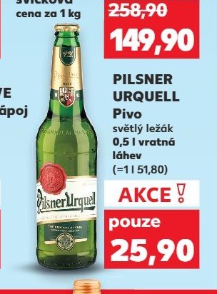 PILSNER URQUELL Pivo