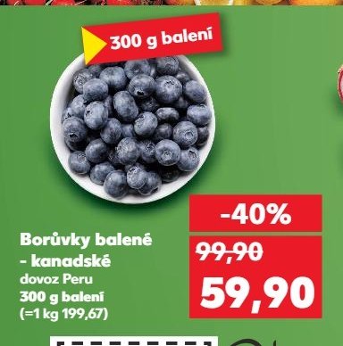 Borůvky balené