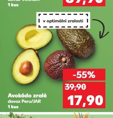 Avokádo zralé