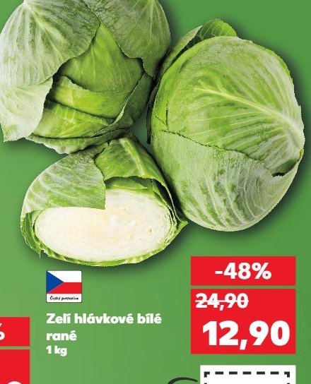 Zelí hlávkové bílé rané