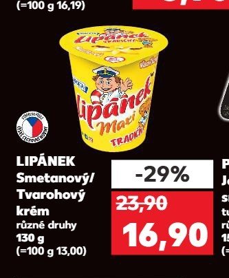 Lipánek Smetanový/Tvarohový krém